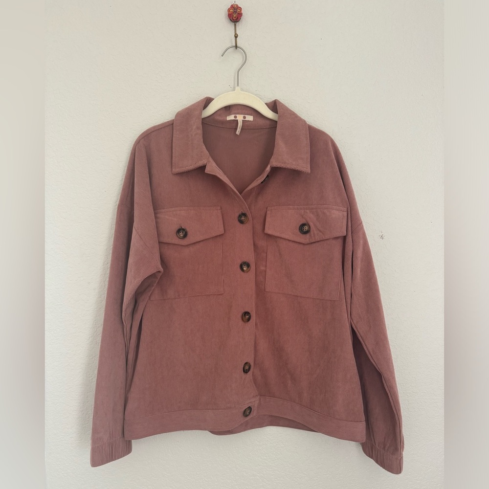 Three Dots Rachel Cropped Jacket - image 1